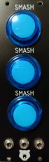 Smash - blue arcade buttons