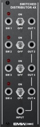 Eurorack Module Switched Distributor 4X from EMW