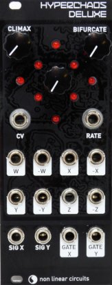 Eurorack Module Hyperchaos Deluxe - Magpie black panel from Nonlinearcircuits