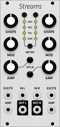 Eurorack Module Mutable Instruments Streams (Grayscale panel) from Grayscale