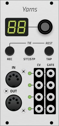 Eurorack Module Mutable Instruments Yarns (Grayscale panel) from Grayscale