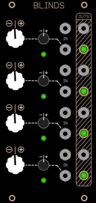 Eurorack Module Blinds (PCB Panel) from Other/unknown