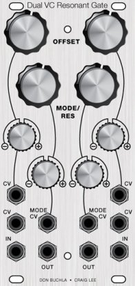 Eurorack Module Dual VC Resonant Gate from Other/unknown