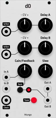Eurorack Module Mungo d0 (Grayscale panel) from Grayscale