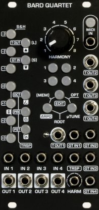 Eurorack Module Shakmat Bard Quartet + Expand (WMSB black panel) from Other/unknown