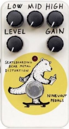 Pedals Module Ninevolt Pedals Skateboarding Bear Metal Distortion from Other/unknown