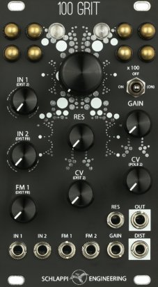 Eurorack Module 100 Grit (black) from Schlappi Engineering