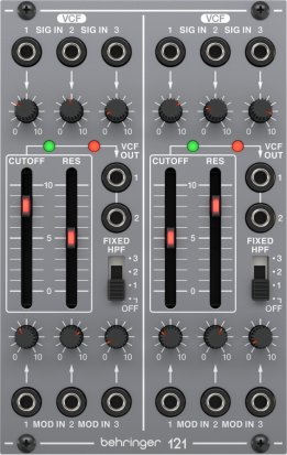 Eurorack Module System 100 121 Dual VCF from Behringer