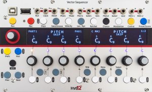 Eurorack Module Vector Sequencer from Five12