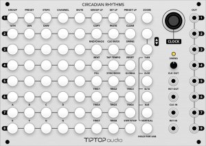Eurorack Module Tiptop Audio Circadian Rhythms (Grayscale Panel) from Grayscale