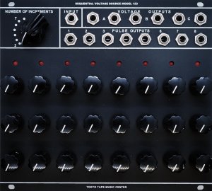 Eurorack Module Sequential Voltage Source MODEL 123 from Tokyo Tape Music Center