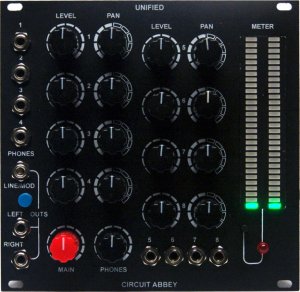 Eurorack Module UNIFIED - 8 Channel custom mixer from Million Machine March