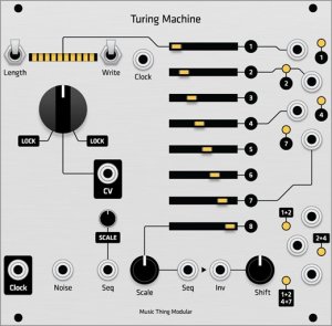 Eurorack Module Turing Machine - Grayscale Hybrid Panel from Grayscale