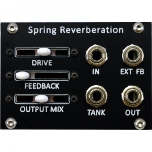 Eurorack Module Spring Reverberation Black from Pulp Logic