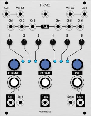 Eurorack Module Make Noise RxMx (Grayscale panel) from Grayscale