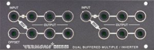 Eurorack Module Dual buffered multiple / inverter from Vermona