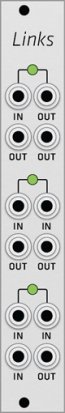 Eurorack Module Mutable Instruments Links (Grayscale panel) from Grayscale