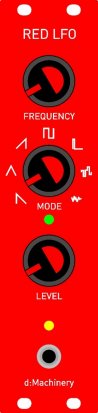 Eurorack Module RED LFO PROTOTYPE from d:Machinery