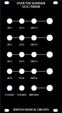 VCA/Mixer (Barcode Panel)