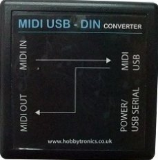 HobbyTronics MIDI USB-to-DIN Converter