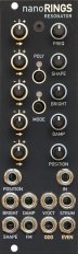 nano RINGS Resonator /// Black & Gold Panel