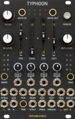 TYPHOON Texture Synth /// Matte Black & Gold Panel