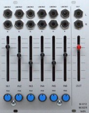 M-610 6ch stereo slider mixer