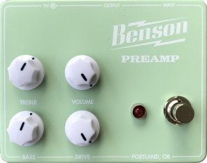 Benson Amps Preamp (Seafoam Green Finish)