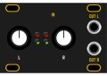 Dusty Clouds - Stereo Line In 1U Matte Black / Gold panel