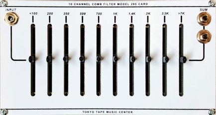 10 Channel Comb Filter MODEL 295 Card