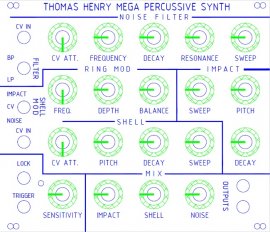 Mega Percussive Synthesizer (Thomas Henry)