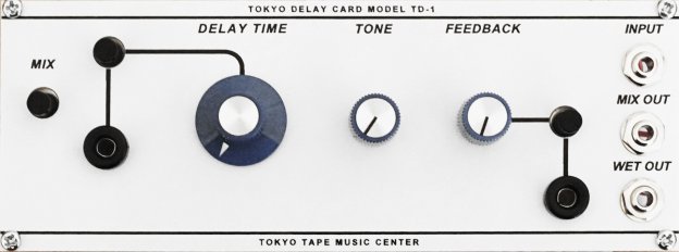 Tokyo Delay MODEL TD-1 Card