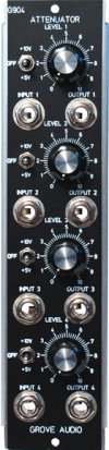 MU Module GMS-904 Quad Attenuator/Voltage Source from Grove Audio