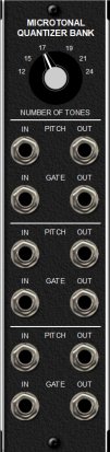 MU Module Vaperware12345 Microtonal Quantizer Bank from Other/unknown