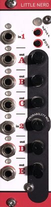 Eurorack Module Little Nerd (Magpie panel) from Bastl Instruments