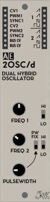 AE Modular Module 2OSC/d from Tangible Waves