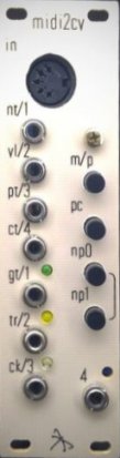 Eurorack Module Pantala Labs MIDI 2 CV from Other/unknown