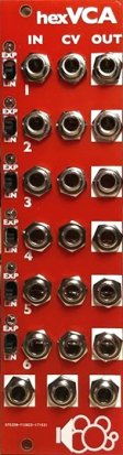 Eurorack Module HEX vca from Bubblesound Instruments