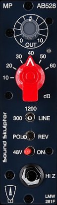 500 Series Module MP-AB528 Microphone preamplifier from Sound Skulptor