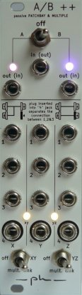 Eurorack Module A/B++ (white panel) from ph modular