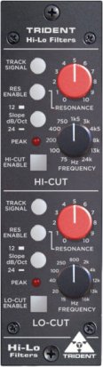 500 Series Module Hi-Lo 500 Tracking Filters from Trident Audio Developments