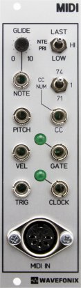 Eurorack Module MIDI Interface (MIDI) from Wavefonix