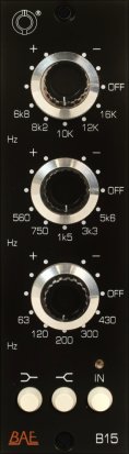 500 Series Module B15 w/silver knobs from BAE