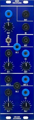 Serge Module Wave Multipliers from Low-Gain Electronics