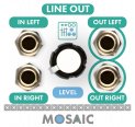 Mosaic Line Out (White Panel)