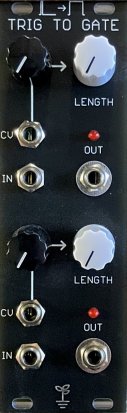 Eurorack Module Trig to Gate from Ground Grown Circuits