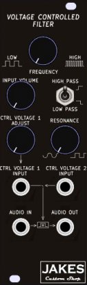 Eurorack Module JCS Voltage Controlled Filter from Jake's Custom Shop