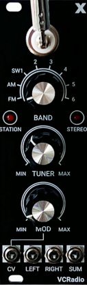 Eurorack Module VCRadio from X Audio Systems