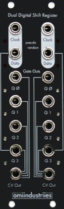 Eurorack Module Dual Digital Shift Register from Omiindustriies
