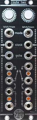 Eurorack Module Route Two from 7 Dials